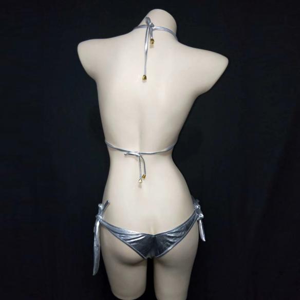 Multi Color Rhinestone Silver Bikini Costumes Raywigs