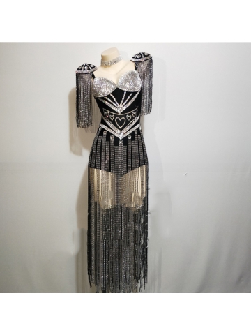 sequin shoulder pads