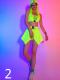 Neon Green Two Piece