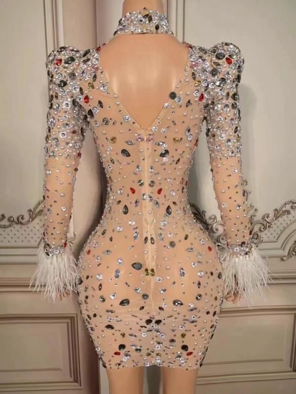 Cute rainbow rhinestone dreaa