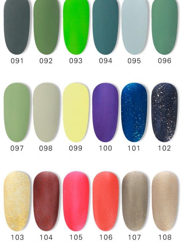 6 Pure Colors Nail Polish