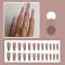 24 Pieces Mixed Colors Nail Stickers