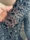 Full Black Rhinestone Dress