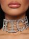 RICH Shape Rhinestone Choker