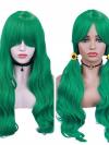 Green & Red Drag Wig