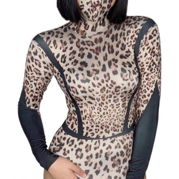 Leopard Print Leotard