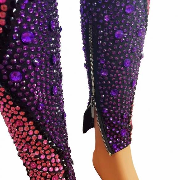 Full Diamond Rhinestone Bodysuit