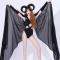 Black Long Sleeve Halloween Costume Cloak