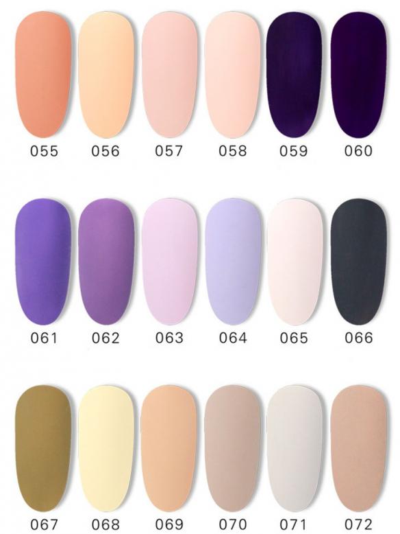 6 Pure Colors Nail Polish