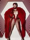 Red Mesh Bodysuit （include headdress）