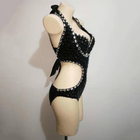 Black Rhinestone Outfit