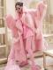 Pink Oversize Plush Coat