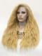 Human Hair Full Lace Wig Curly Ash Brown