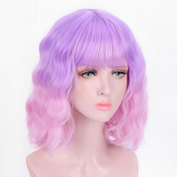 Pink & Purple Mix Drag Wig