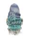 Blue & Grey Gradual Color Change Wig