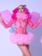 Full Set Pink Drag Dress（includes headdress）