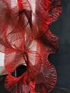 DIY Red Organza Fabric (100cm*13cm)