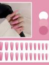 24 Pieces Mixed Colors Nail Stickers