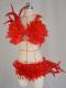 Various Colors Feather Bikini Suit