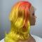 Yellow & Orange Mixed Color Wig