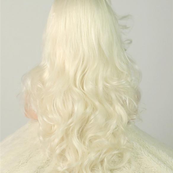 Human Hair Full Lace Wig Curly Ash Brown