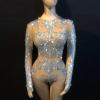 Silver Flashing Bodysuit