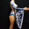 Blue and white porcelain Nude Bodysuit