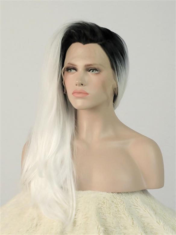 Ava-snow white with Black Root