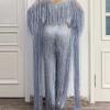 Silver Long Tassels Bodysuit