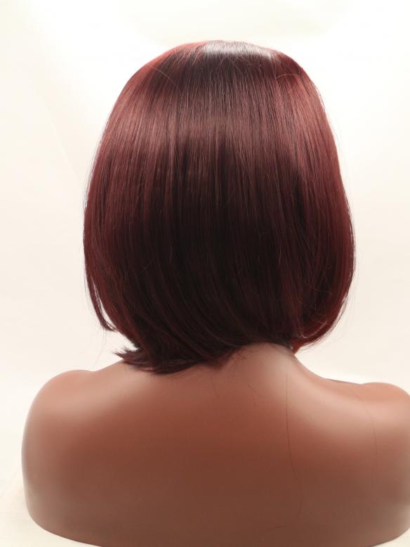 Human Hair Full Lace Wig Curly Ash Brown