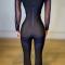 Black Drag Costume Bodysuit