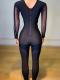 Black Drag Costume Bodysuit
