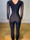 Black Drag Costume Bodysuit