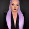 Lavender Purple Straight Wig - Style - Ava