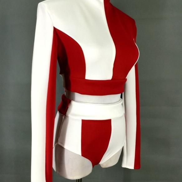 Two Colors Mixed Drag Suits