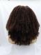 Human Hair Full Lace Wig Curly Ash Brown