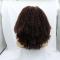 Human Hair Full Lace Wig Curly Ash Brown