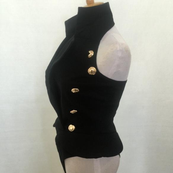 Black Sleeveless Leotard