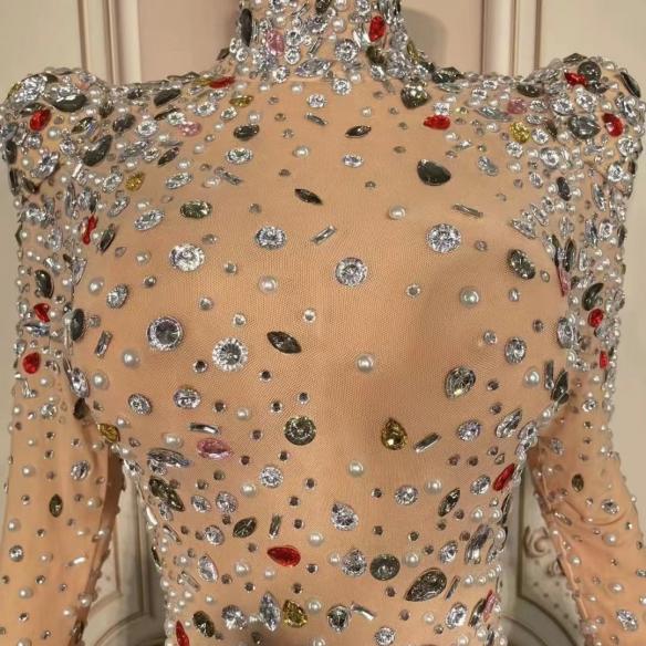 Cute rainbow rhinestone dreaa