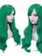 Green & Red Drag Wig