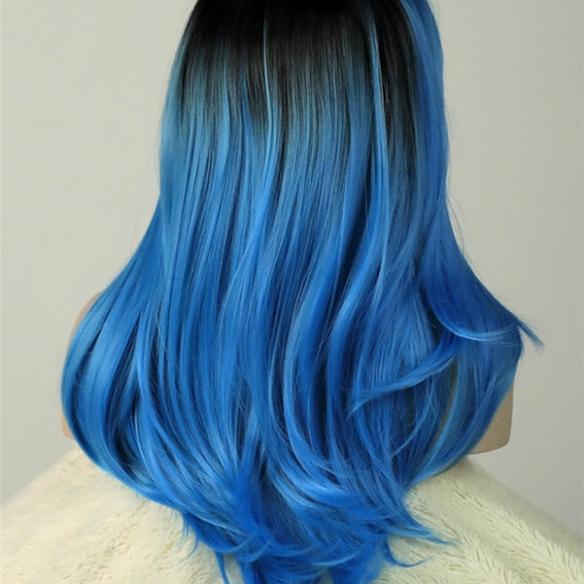 Ava- Steel Blue Ombre Color