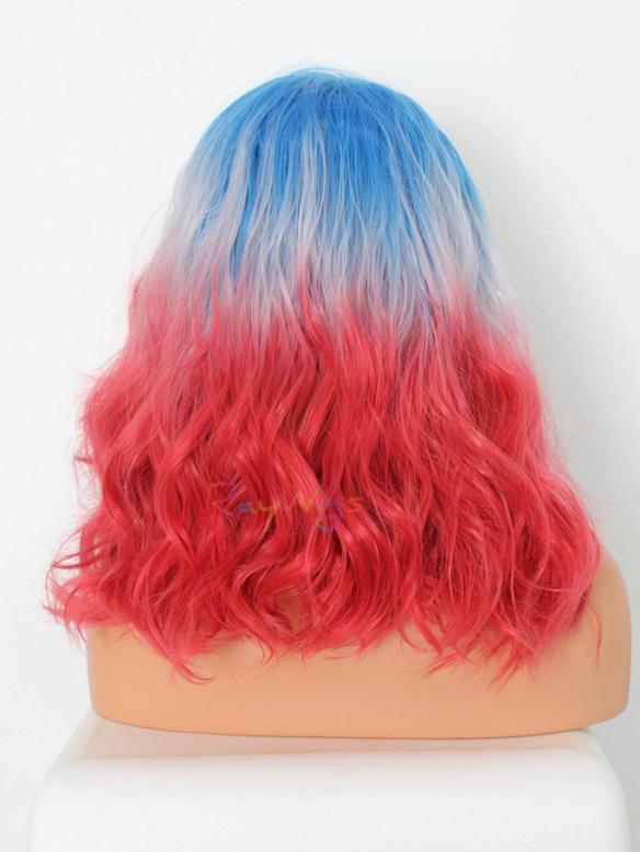 Human Hair Full Lace Wig Curly Ash Brown