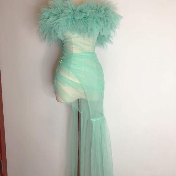 Red & Jade-green Costume