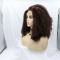 Human Hair Full Lace Wig Curly Ash Brown