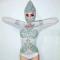 Rhinestone Hood Leotard