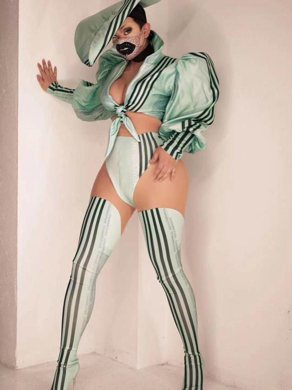 Mint Green Suit (include hat & foot cover)