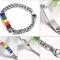 Rainbow Pride Stainless Steel Chain Bracelet