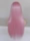 Long Pink Lace Front Drag Wig