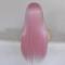 Long Pink Lace Front Drag Wig