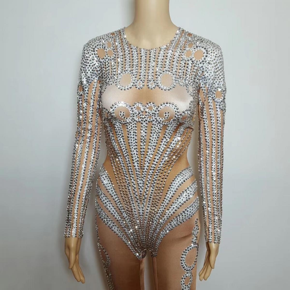 White store rhinestone bodysuit